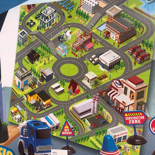 Alfombra de juegos mini ciudad - Imagen 2